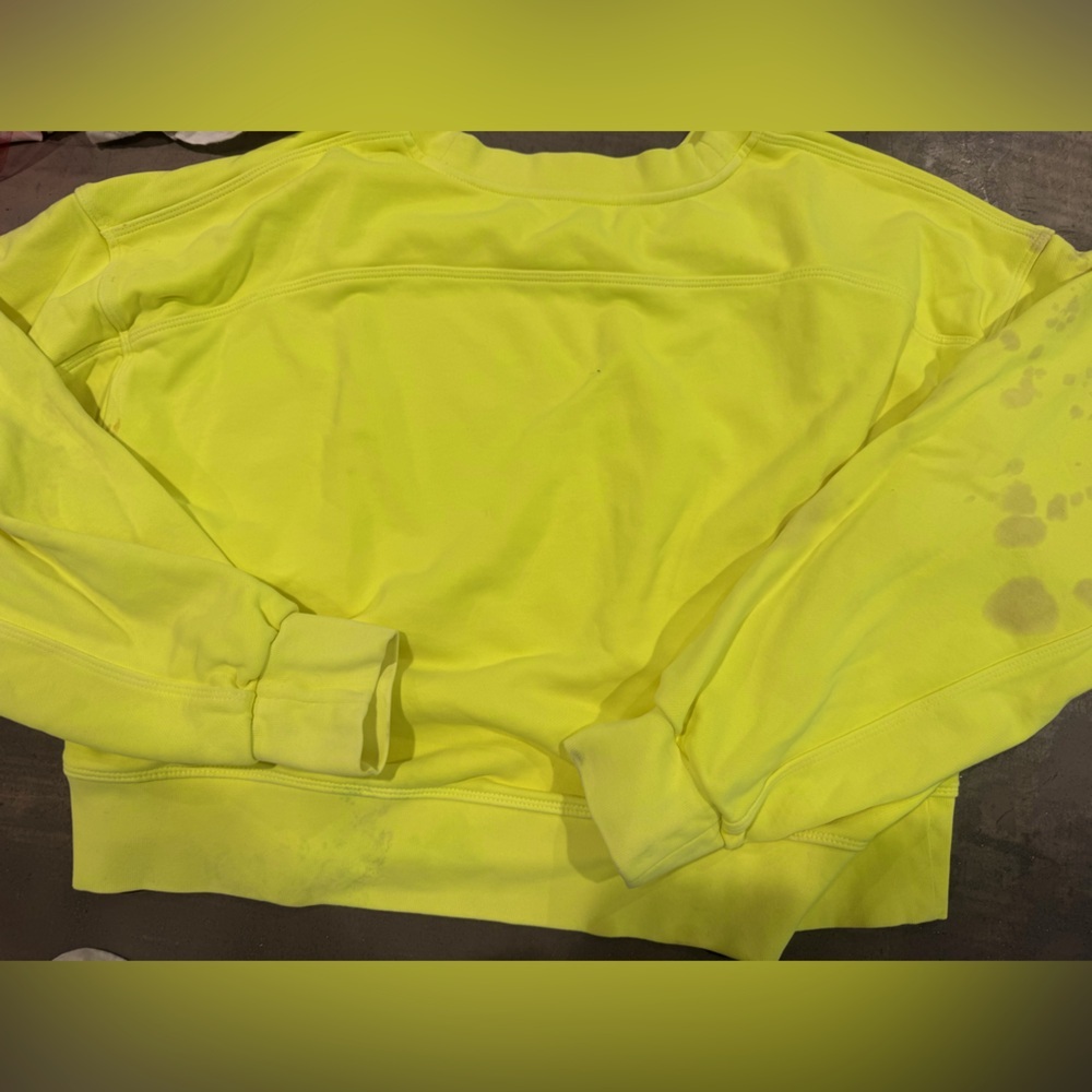 FP movement Bright Yellow Sweatshirt- no tags- zoom in for measurements/details💛